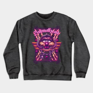 Animal-Head Crewneck Sweatshirt